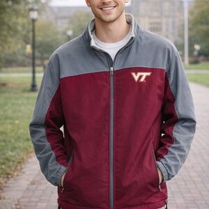 NCAA by KA Inc. Vintage Sz 3XL Virginia Tech Jacket Hokies Stadium Fleece Lined